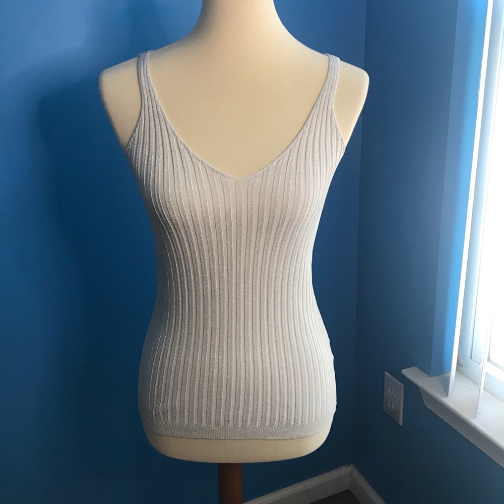 Women’s Silver Shimmer Tank Top